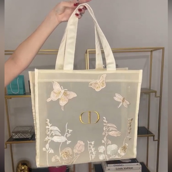 GWP Handbags - Dior Mesh Butterfly tote bag GWP